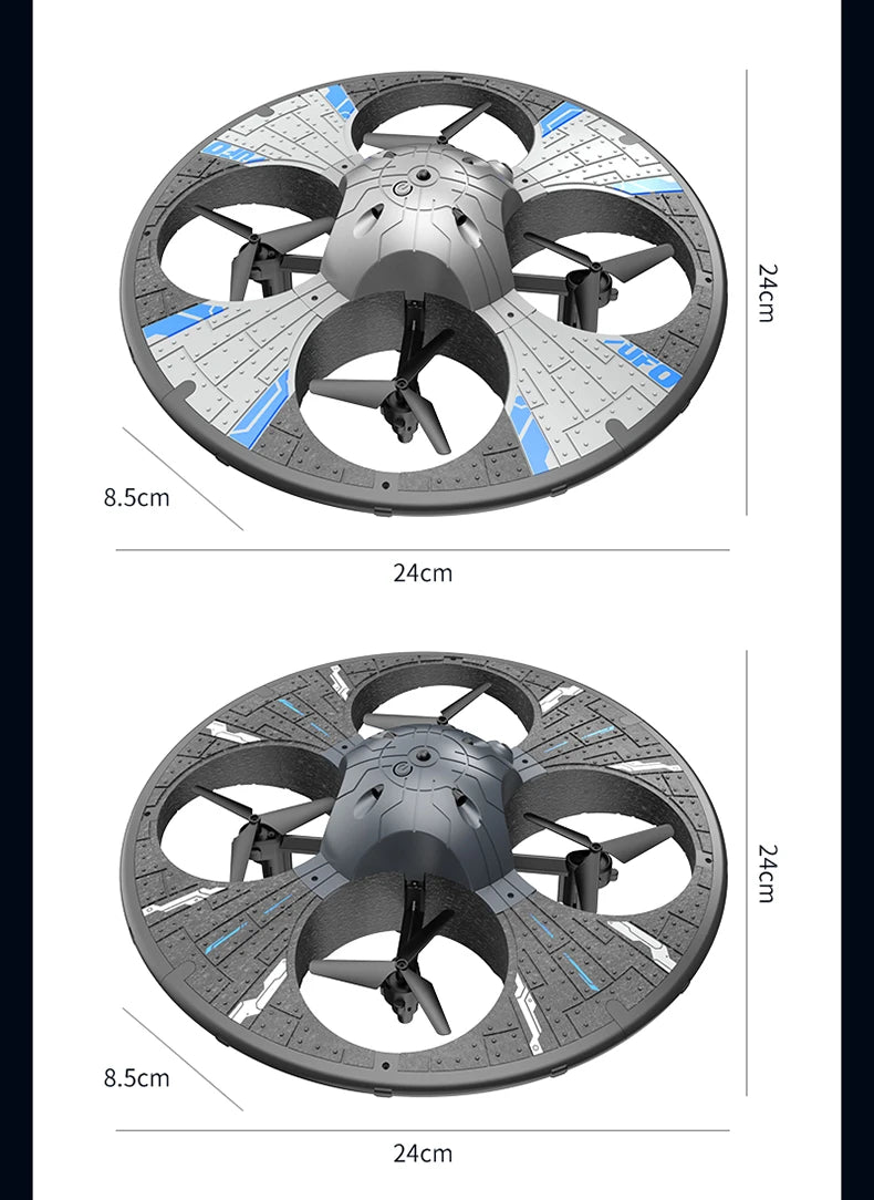 RC Drone with Camera HD UAV UFo Intelligent Obstacle 360° Avoidance Aerial Aircraft Mini Helicopter Dron 2.4G Toys For Kids gift