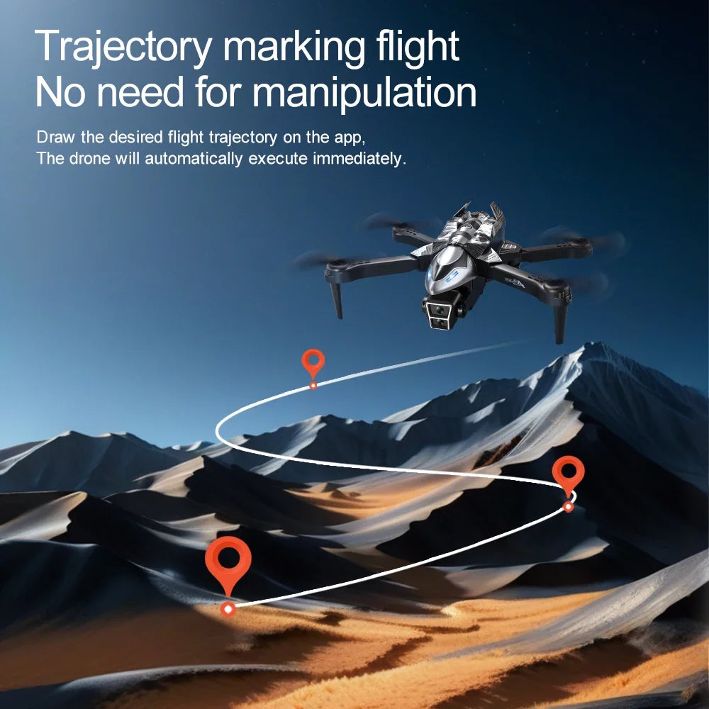 Drone Spray Fighter HD Dual Camera A66 Aerial Photography Drone Obstacle Avoidance Optical Flow with WIFI Signal Headless Mode