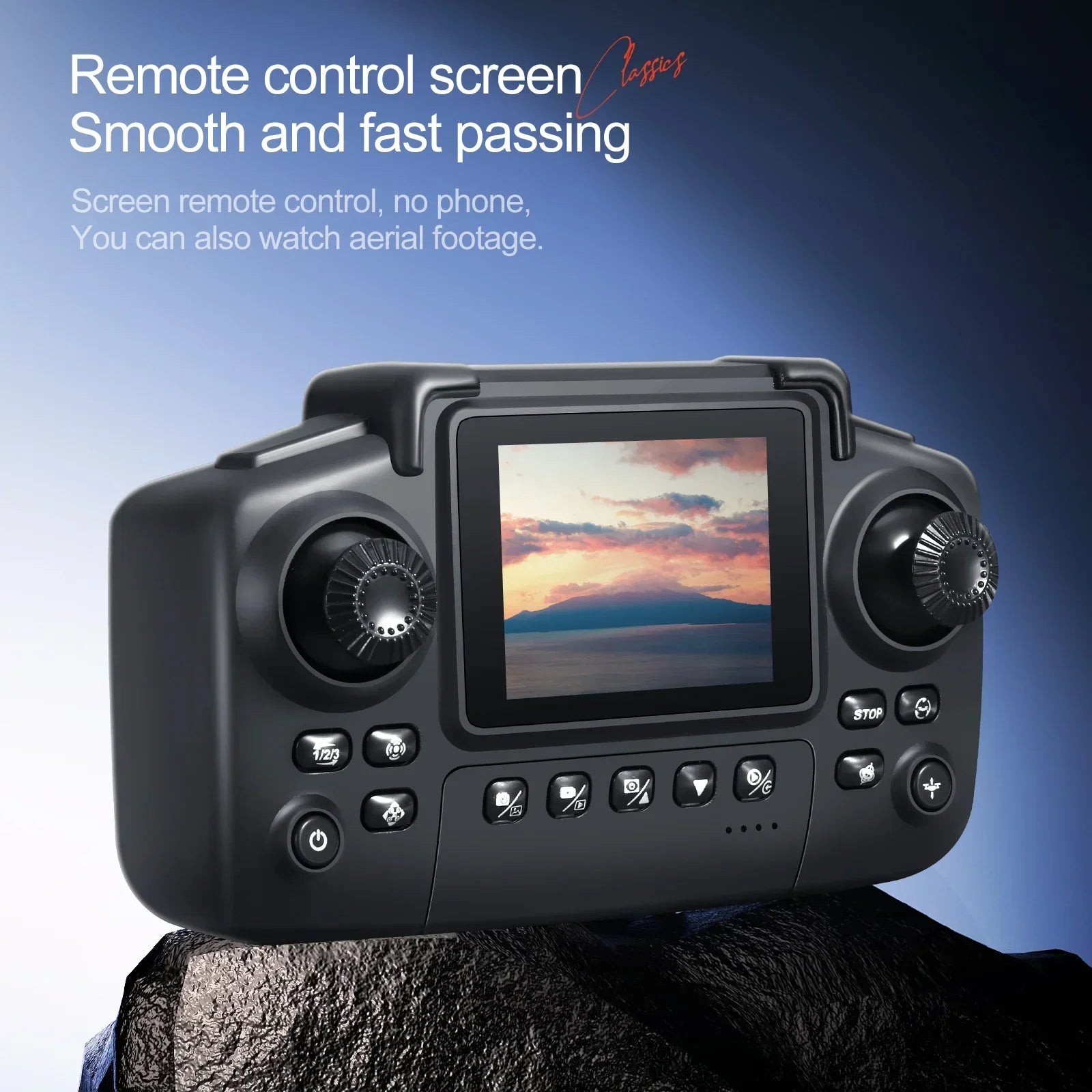 E88/E99 Drone with HD Screen Control Dual Camera Color LED Lights Light Stream Positioning ESC Technology RC Quadcopter
