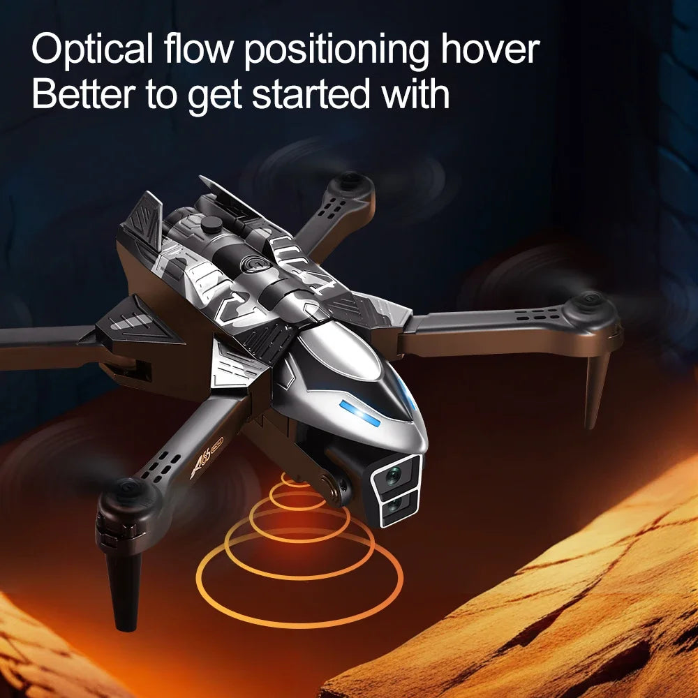 Drone Spray Fighter HD Dual Camera A66 Aerial Photography Drone Obstacle Avoidance Optical Flow with WIFI Signal Headless Mode