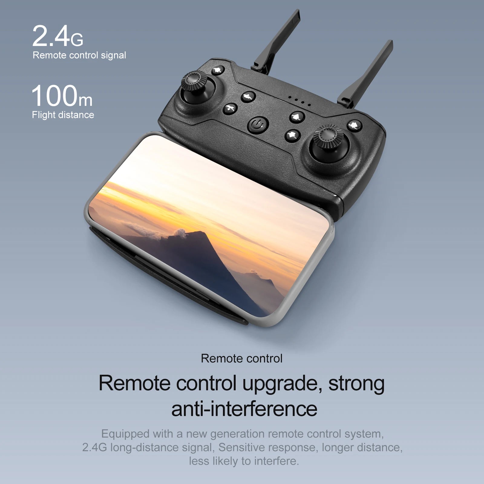Dron profesional de control remoto, cuadricóptero E88D E99D con luz colorida, 4K, cámara HD gran angular de 1080P, WIFI, FPV, al
