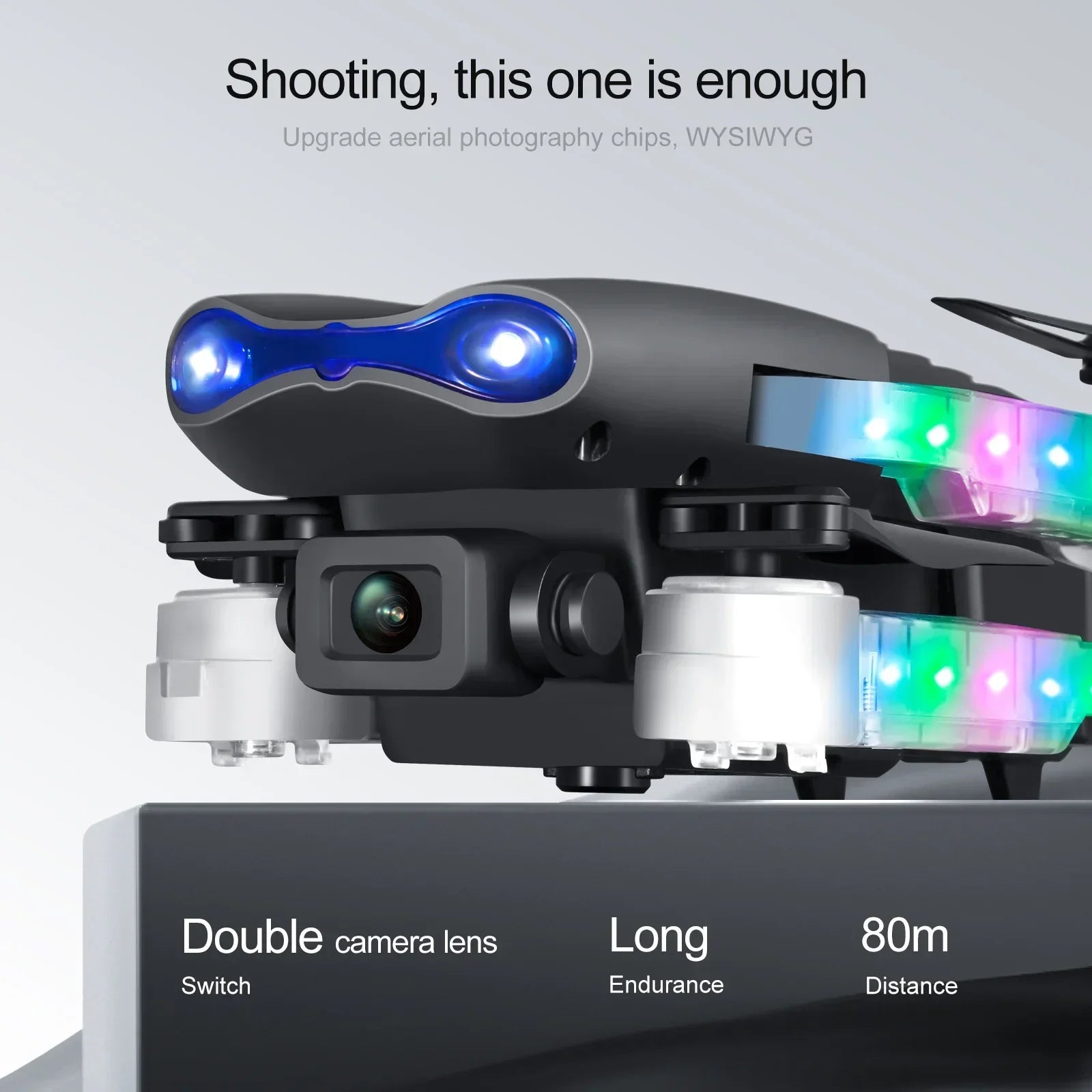 E88/E99 Drone with HD Screen Control Dual Camera Color LED Lights Light Stream Positioning ESC Technology RC Quadcopter