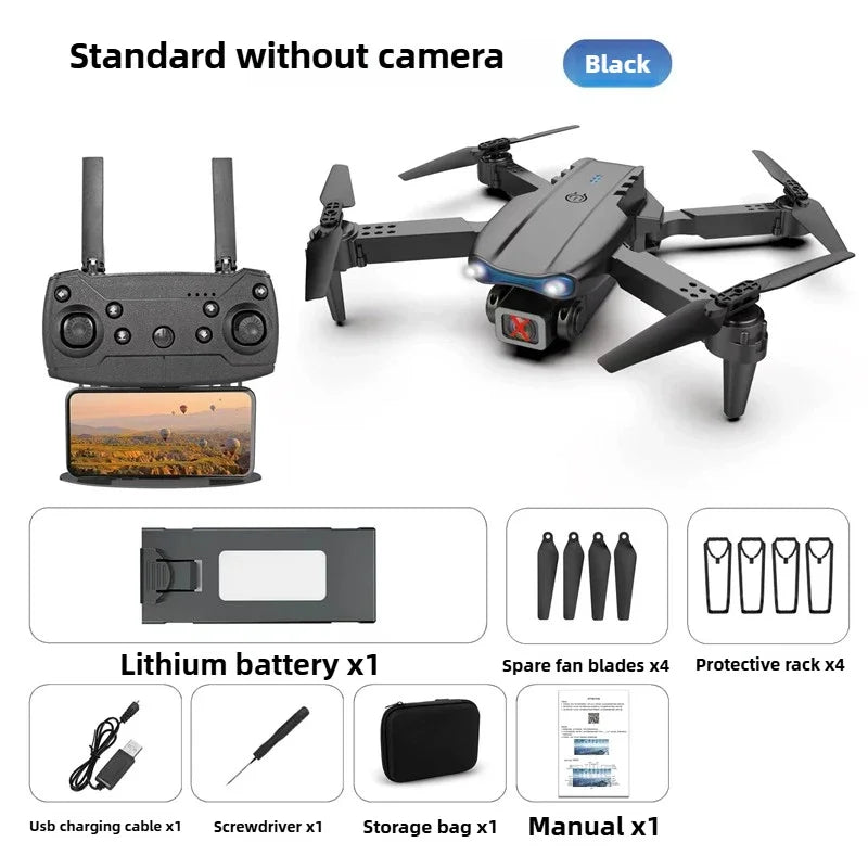 Drone With Camera 4k E99 Pro K3 Obstacle Avoidance 2.4g Rc Foldable 360 Flip Indoor Hover Headless Mode Kids Mini Helicopter