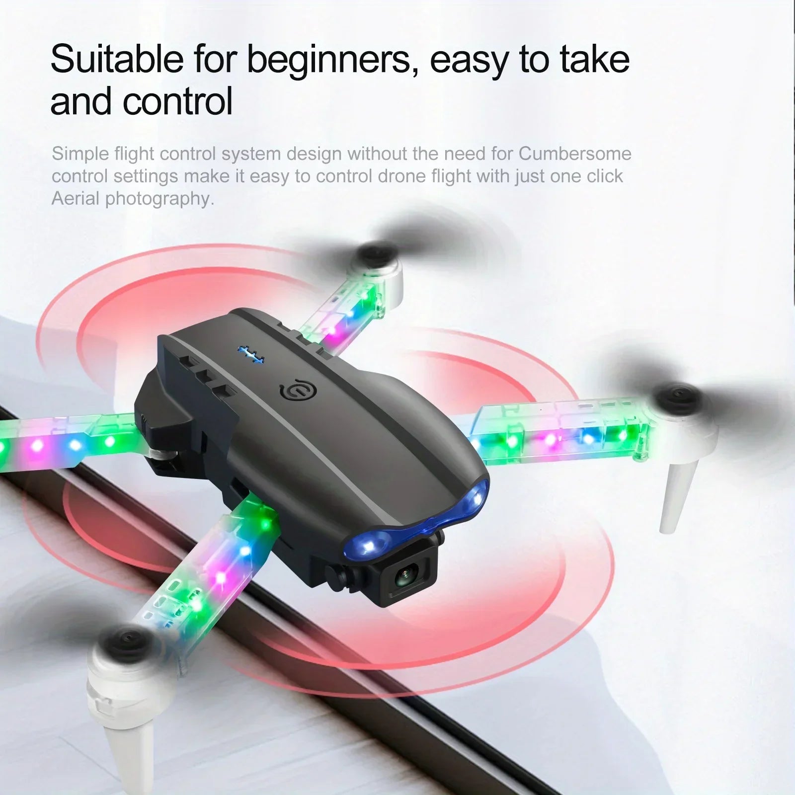 E88/E99 Drone with HD Screen Control Dual Camera Color LED Lights Light Stream Positioning ESC Technology RC Quadcopter