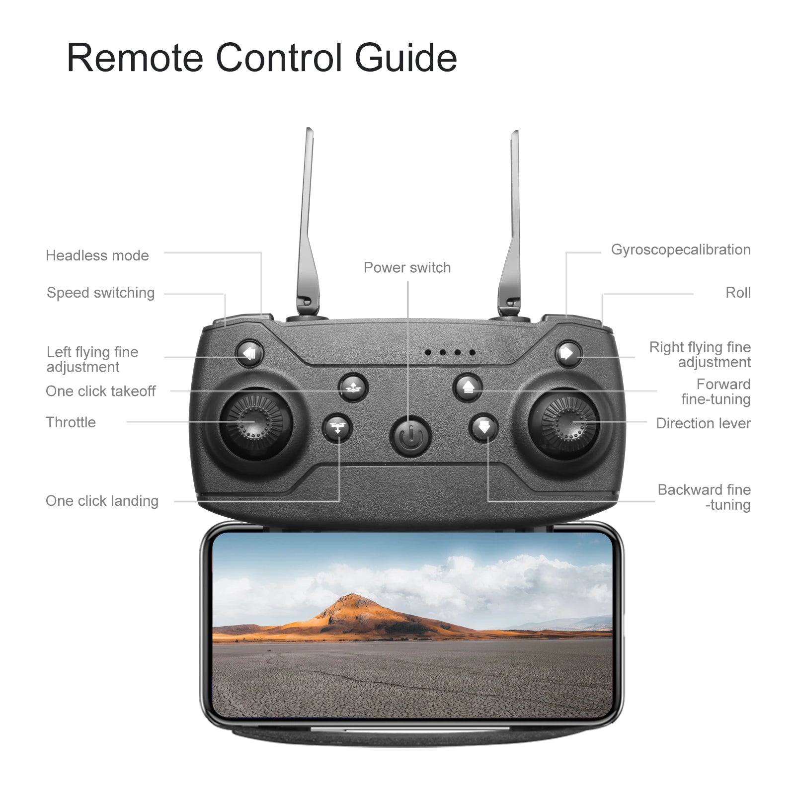 Dron profesional de control remoto, cuadricóptero E88D E99D con luz colorida, 4K, cámara HD gran angular de 1080P, WIFI, FPV, al