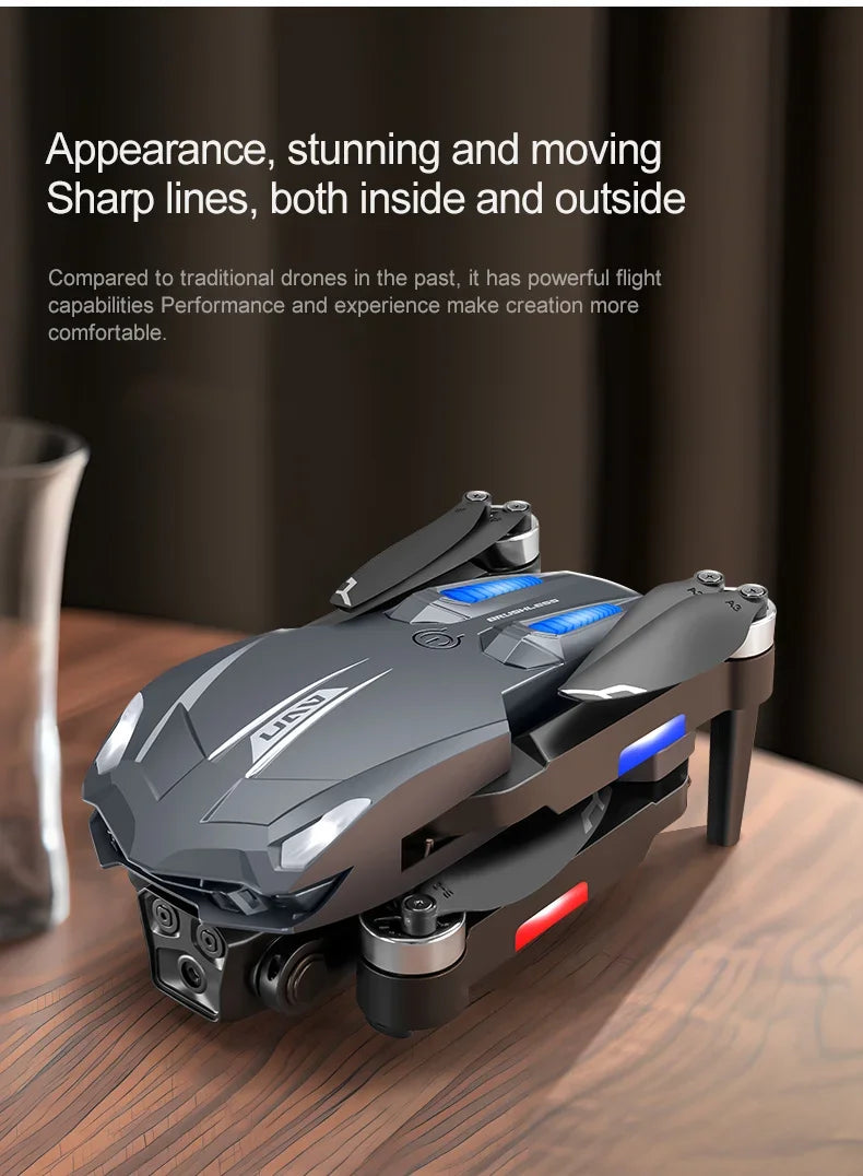 New D11 Drone with Obstacle AvoidanceGradient RunningLight Brushless Motor EIS Electronic Anti-Shake Servo Gimbal Stabilisation