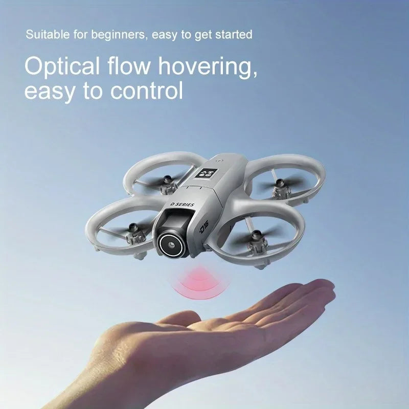 New D16 Drone HD ESC Dual Camera Propeller Safety Design Optical Stream Positioning Three Sides Obstacle Avoidance Headless Mode