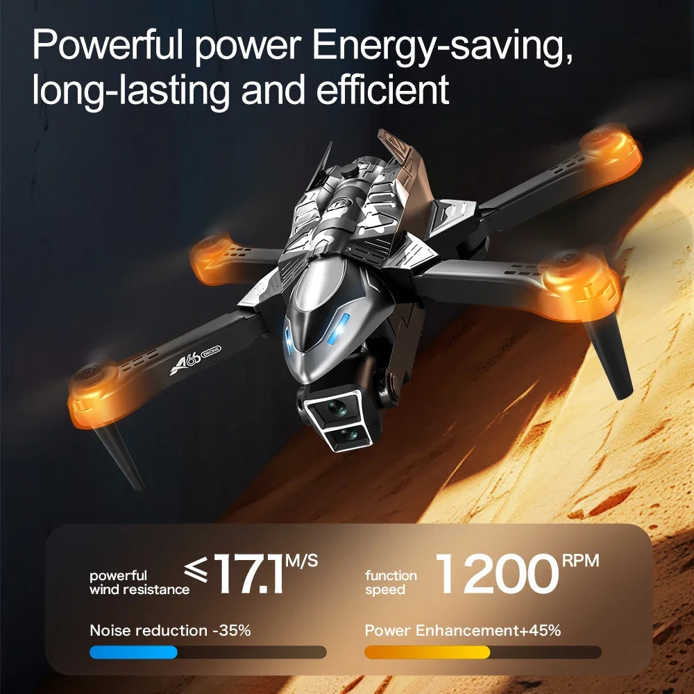 Drone Spray Fighter HD Dual Camera A66 Aerial Photography Drone Obstacle Avoidance Optical Flow with WIFI Signal Headless Mode