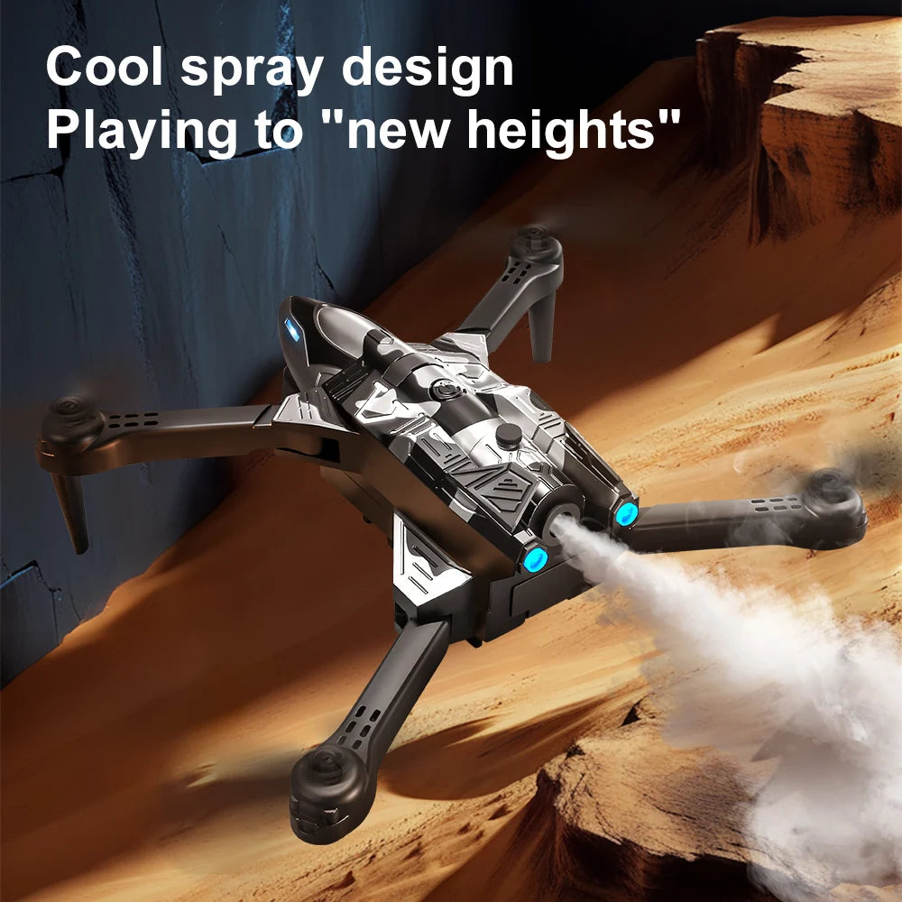 Drone Spray Fighter HD Dual Camera A66 Aerial Photography Drone Obstacle Avoidance Optical Flow with WIFI Signal Headless Mode