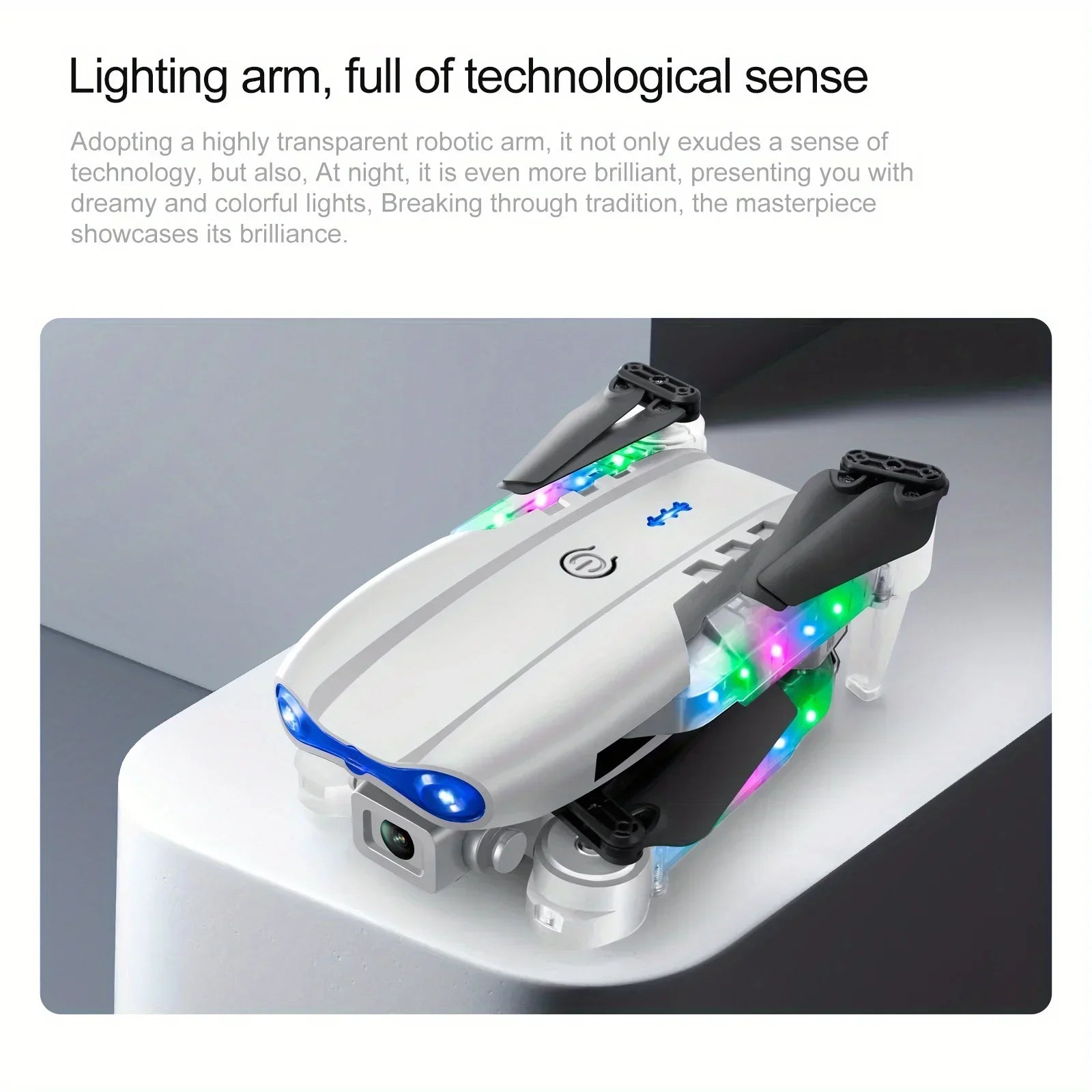 E88/E99 Drone with HD Screen Control Dual Camera Color LED Lights Light Stream Positioning ESC Technology RC Quadcopter