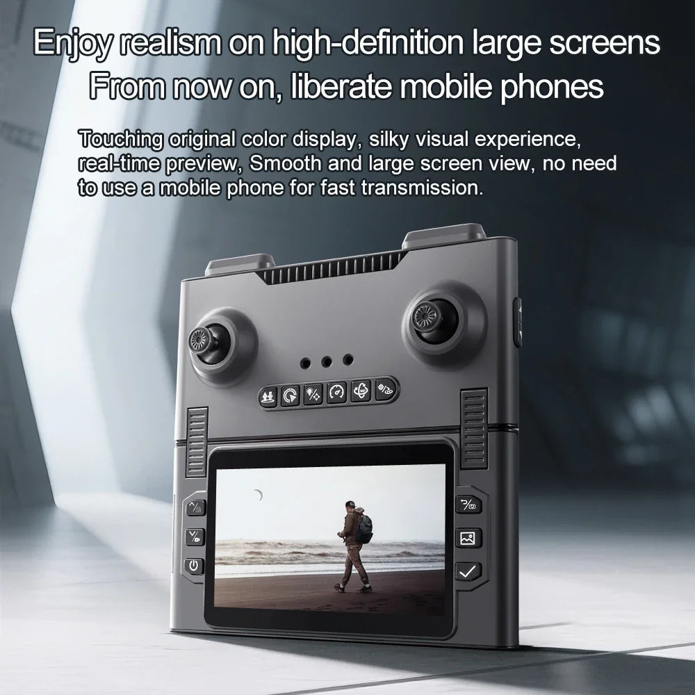 Drone Profesional 8K Dual Camera Brushless Motor Obstacle Avoidance Dron RC Helicopter Foldable Quadcopter