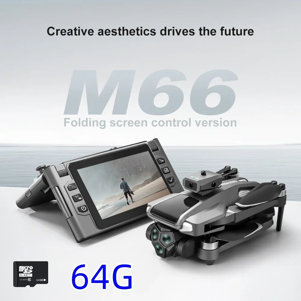 Drone Profesional 8K Dual Camera Brushless Motor Obstacle Avoidance Dron RC Helicopter Foldable Quadcopter