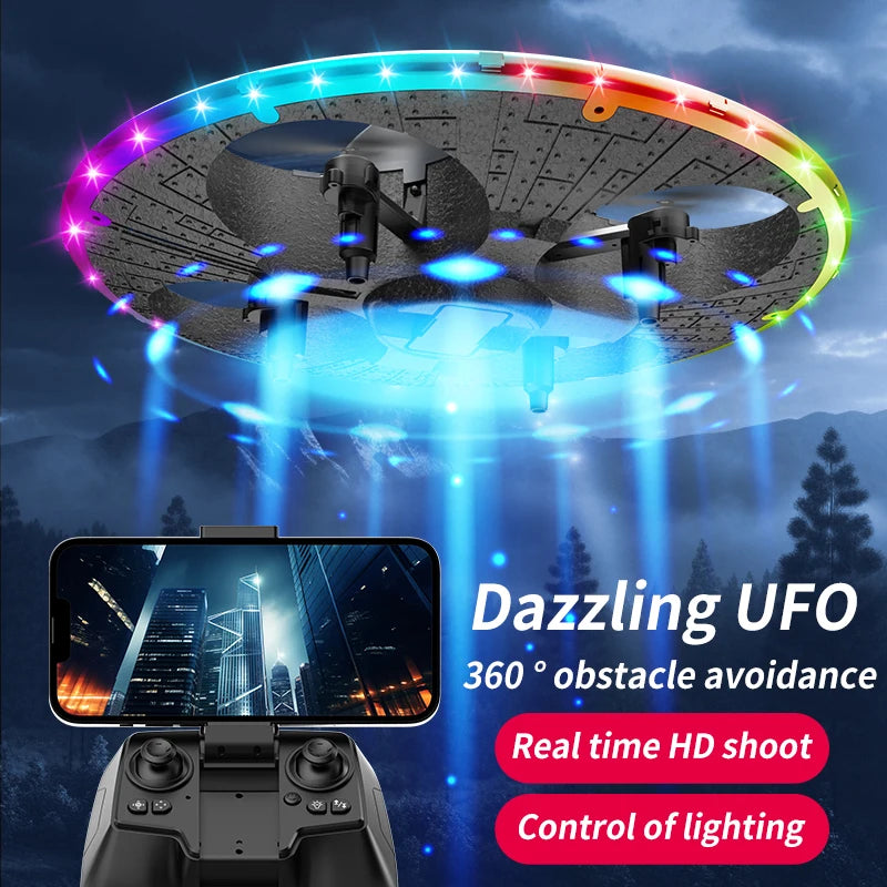 RC Drone with Camera HD UAV UFo Intelligent Obstacle 360° Avoidance Aerial Aircraft Mini Helicopter Dron 2.4G Toys For Kids gift