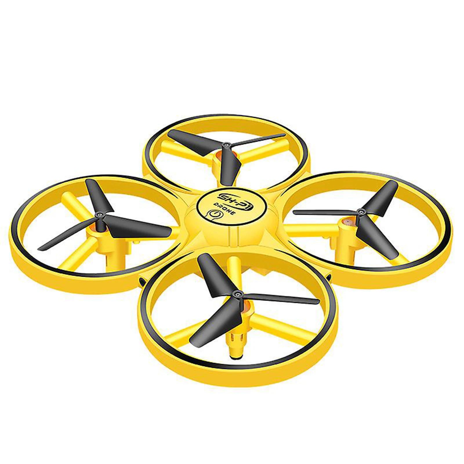 Control Drone Control Drone Infrared Obstacle Avoidance Drone with LED Light Futuristic Unmanned Aircraft Sensor Equipped Drone