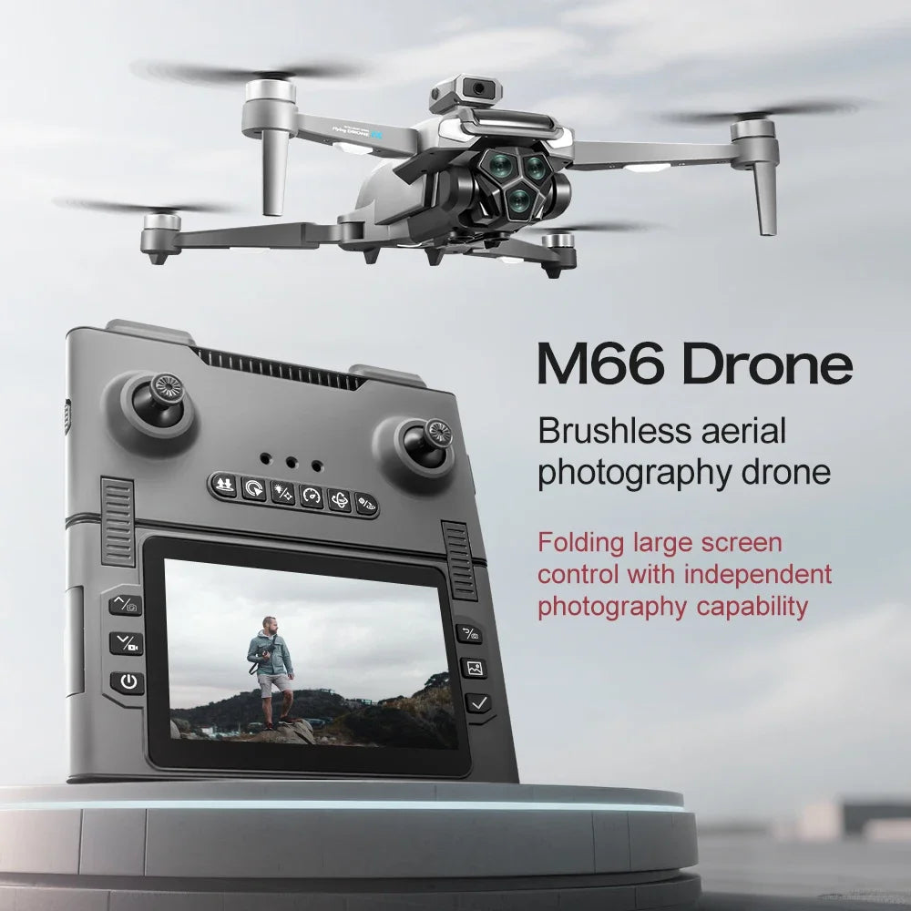 Drone Profesional 8K Dual Camera Brushless Motor Obstacle Avoidance Dron RC Helicopter Foldable Quadcopter