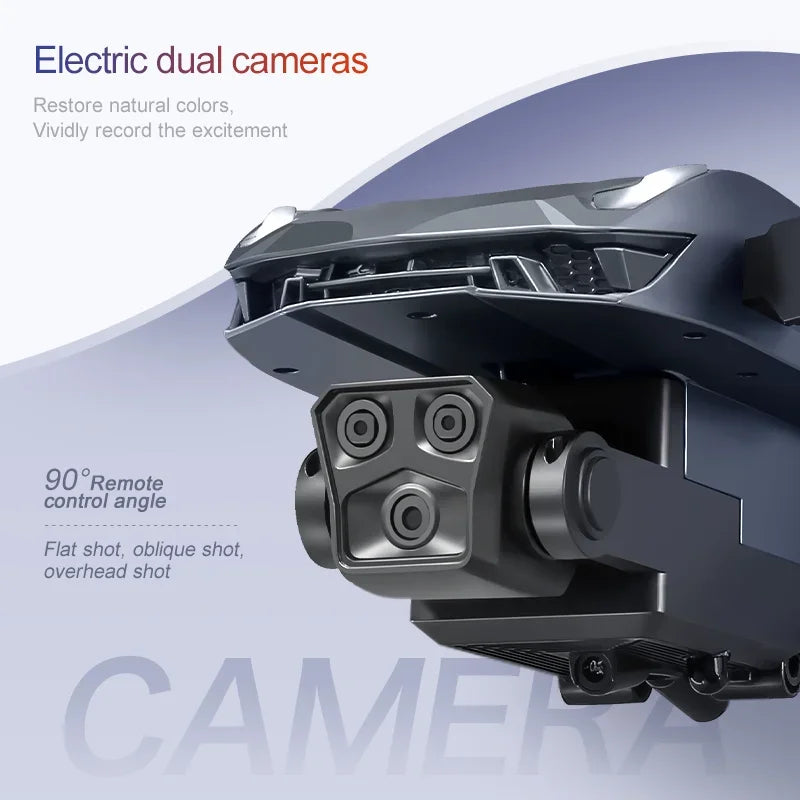 New D11 Drone with Obstacle AvoidanceGradient RunningLight Brushless Motor EIS Electronic Anti-Shake Servo Gimbal Stabilisation